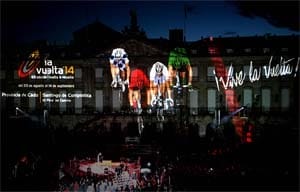 SPAIN – Spectacular audiovisual show for the last stage of the Vuelta a Espana