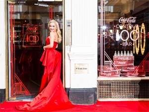 UK – Coca-Cola and Rita Ora open pop-up marking 100 years of contour bottle cocacola