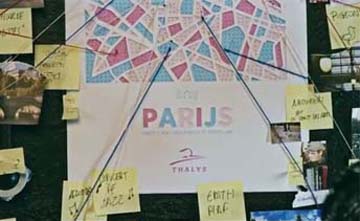 FRANCE - Rosapark's interactive Thalys Sound Bite billboard rosapark